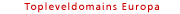 Topleveldomains Europa