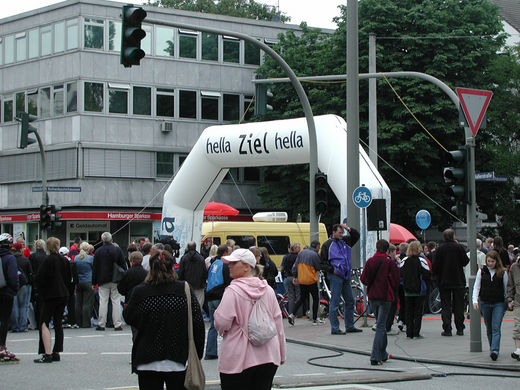 Zielbereich Hella Halbmarathon 2004