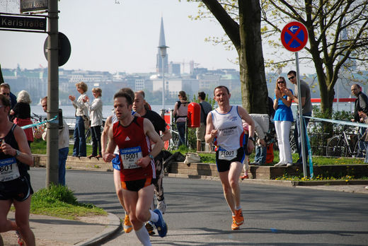Läufer beim Marathon Hamburg