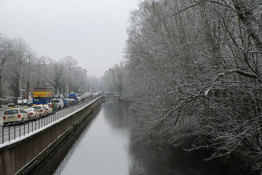 Hofwegkanal im Januar 2009