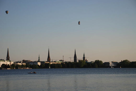 Ballonrundflug ber Hamburg