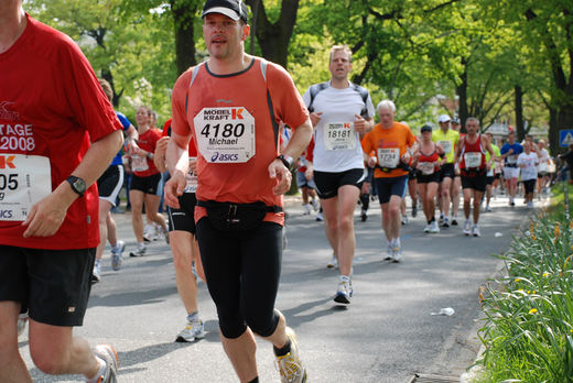 Marathonlufer in Hamburg