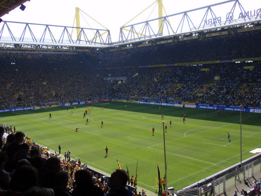 Vor dem Bundesligaspiel Borussia Dortmund HSV