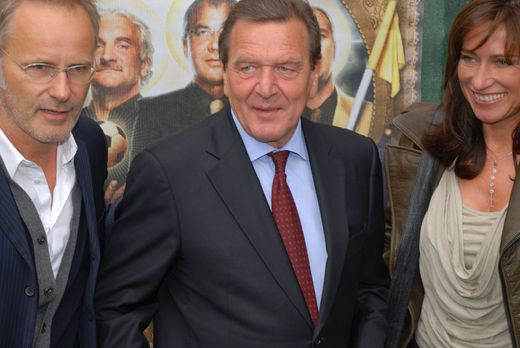 Gerhard Schrder und Ehepaar Beckmann