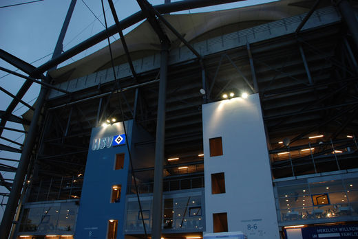Treppenhuser im HSV Stadion