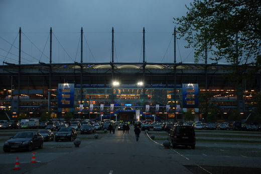Rckseite Osttribne Volksparkstadion Hamburg