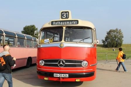 Front eines Museumsbuses
