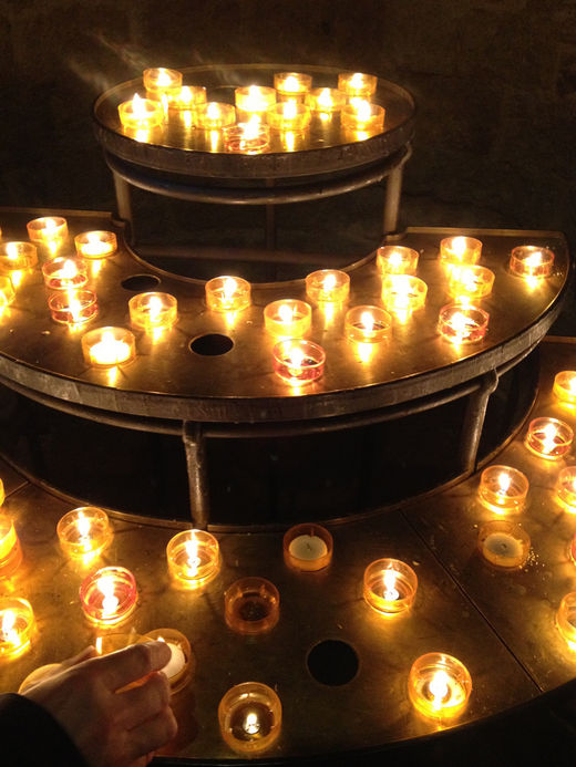 Kerzen im Mainzer Dom