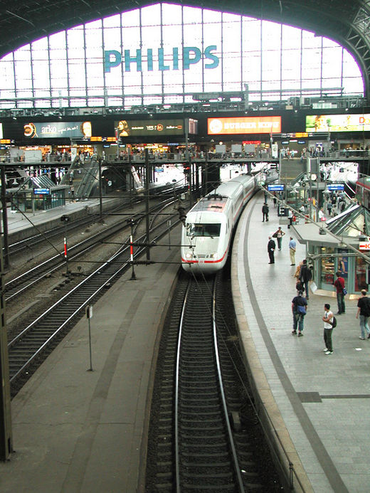 Hauptbahnhof Hamburg ICE