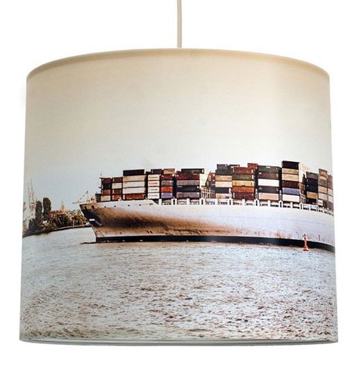 Anna Lampe Lampenschirm Containerschiff