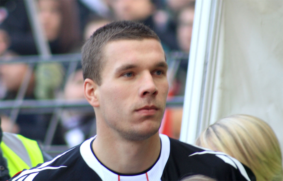 Lukas Podolski - Foto im Hamburg Web