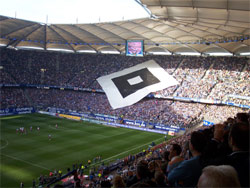 HSV Choreographie Raute HSV Schalke 04 2005