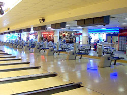 Bowlingbahn bei Brunswick Bowling