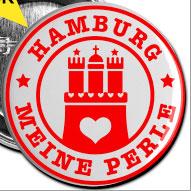 Button "Hamburg meine Perle"