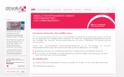 Absolut Entertainments GmbH Eventmarketing