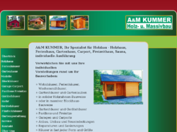 A&M Kummer GmbH - Holzhaus-Bau und Baubedarf