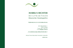 Klassische Homöopathie  Markus Richter (HP)