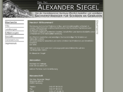 Dipl.-Ing. Alexander Siegel - Von der Industrie- und Handelskammer zu Lübeck ö. b. u. v. Sachverständiger für Schäden an Gebäuden