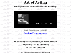 art of acting