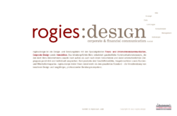 rogies:design _ Klare Kommunikationskonzepte und erstklassiges Design