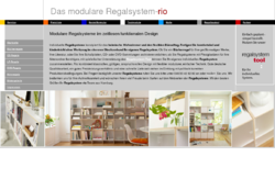 Flexibles modulares erweiterbares Regalsystem