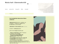 Gitarrenunterricht - Nicolas Haaf