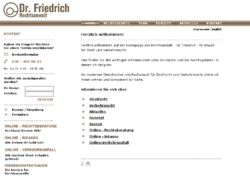 Dr. Friedrich - Ihr Rechtsanwalt aus Hamburg