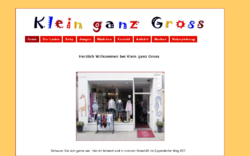 Klein ganz Gross Kindermode & Schuhe Kids & Teens