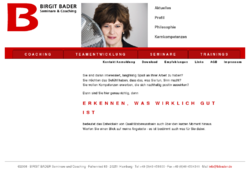 Birgit Bader Seminare und Coaching
