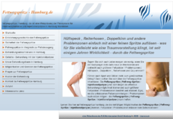 Behandlung von Problemzonen / Fettablagerungen (Reiterhosen, Doppelkinn, Hüftspeck, love handles) mit der Fett-weg-Spritze(Injektions-lipolyse)