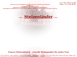 Stelzenläufer