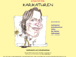 Karikaturist und Schnellzeichner