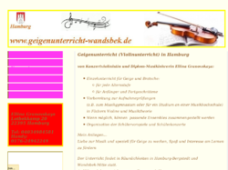 Qualifizierter Geigenunterricht bei Konzertgeigerin in Hamburg