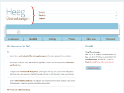 Heeg Übersetzungen