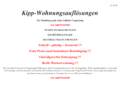 Kipp-Wohnungsauflösungen 
