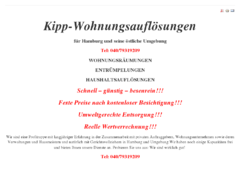 Kipp-Wohnungsauflösungen 