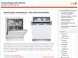 Haushaltsgeräte Testsieger