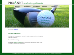 PROANNE exclusive golfevents