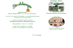 Strohlampe Spanisches Restaurant