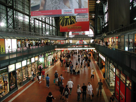 Wandelhalle Hauptbahnhof Hamburg