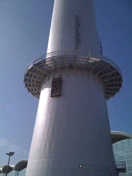 Unterer Teil des Fernsehturm in Hamburg