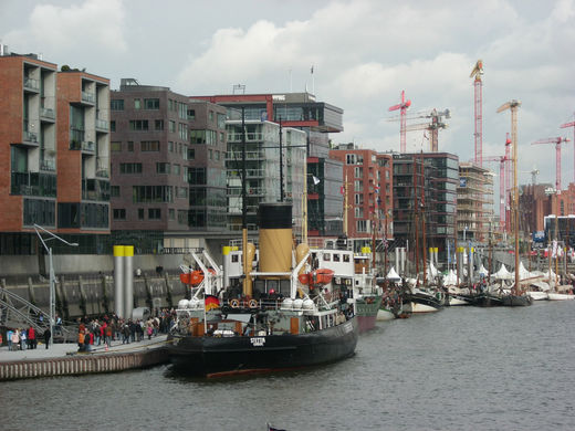 Traditionsschiffhafen in der Hafencity