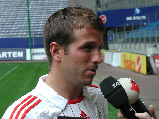Rafael van der Vaart im Sommer 2007 im HSV Trikot