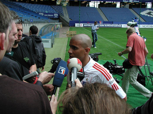 HSV Spieler Mohamed Zidan im Sommer 2007