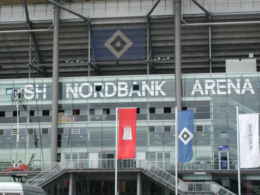 Umbennnung der AOL Arena in HSH Nordbank Arena