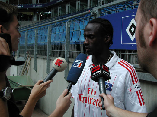 HSV Spieler Otto Addo im Interview im Sommer 2007