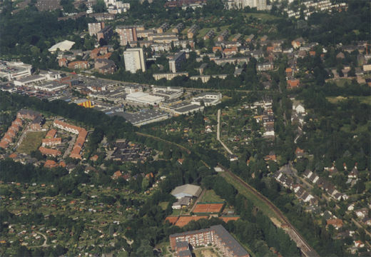 Luftbild Einkaufzentrum Farmsen