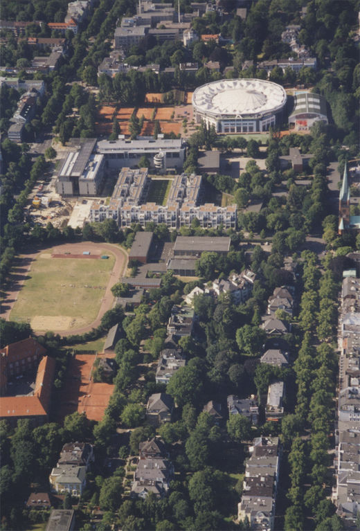 Luftbild Rothenbaum-Tennisanlage des Club an der Alster