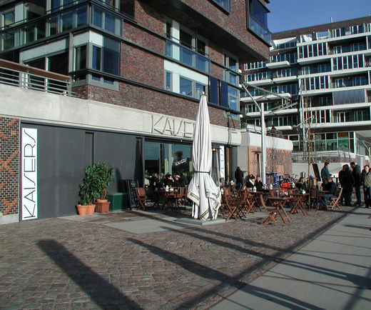 Terrasse des Kaisers in der Hafencity