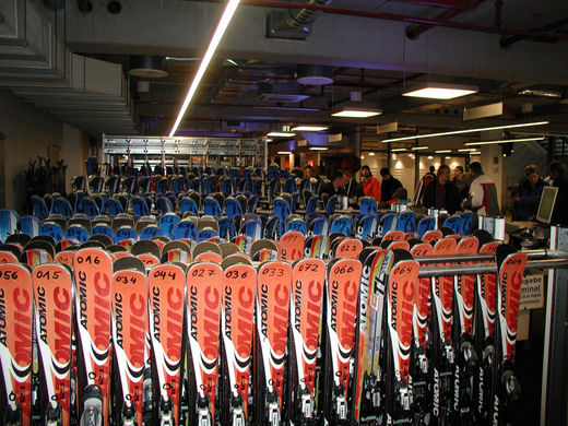 Skiverleih im Snowdome Bispingen